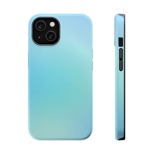 Aqua to Mint Gradient Magnetic Impact Case