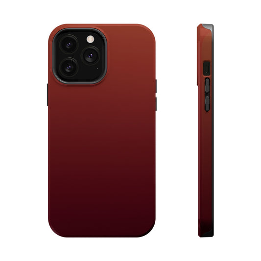 Black Cherry Ombre: Deep Burgundy Gradient MagSafe Case