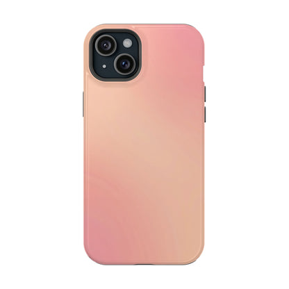 Soft Peach to Blush Gradient Magnetic Case