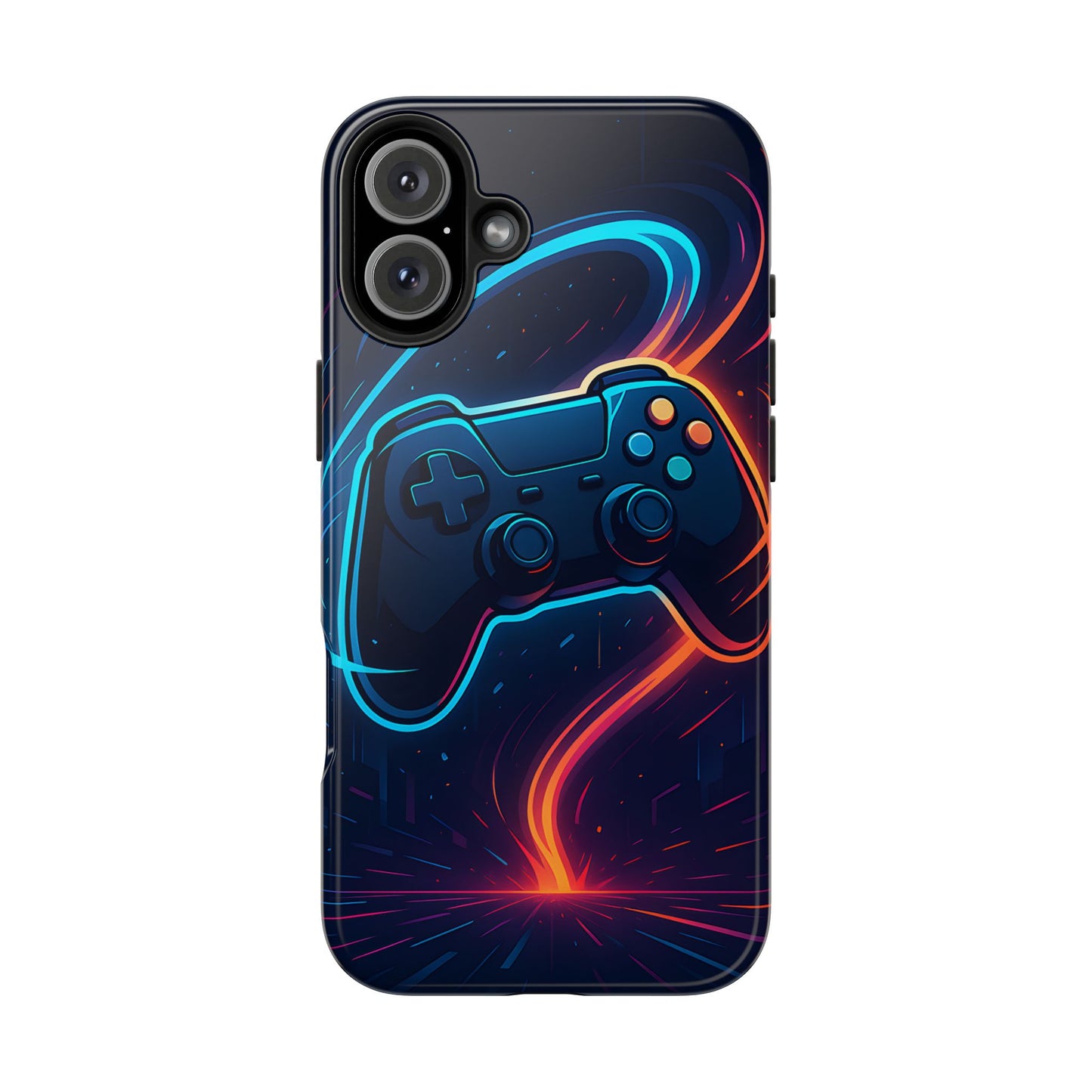 Neon Controller Gaming Tough Case - Electric Energy Cover for iPhone & Samsung