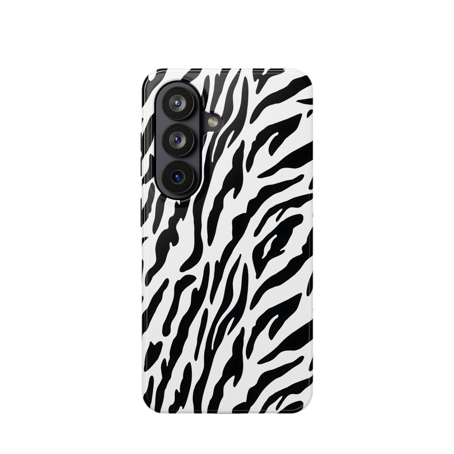 Monochrome Safari: Classic Black & White Zebra MagSafe Case