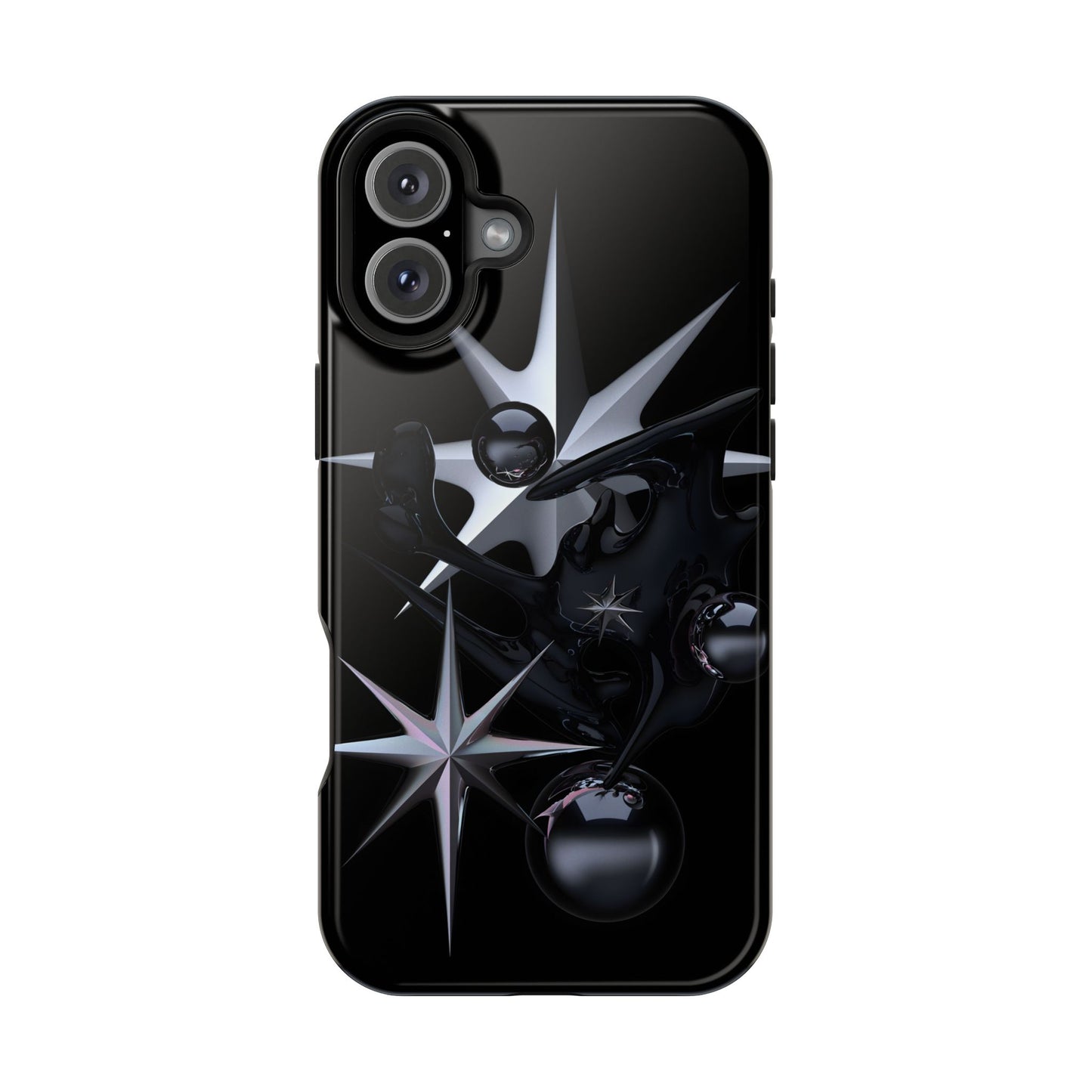 Cyber Star Liquid Metal Magnetic Tough Case