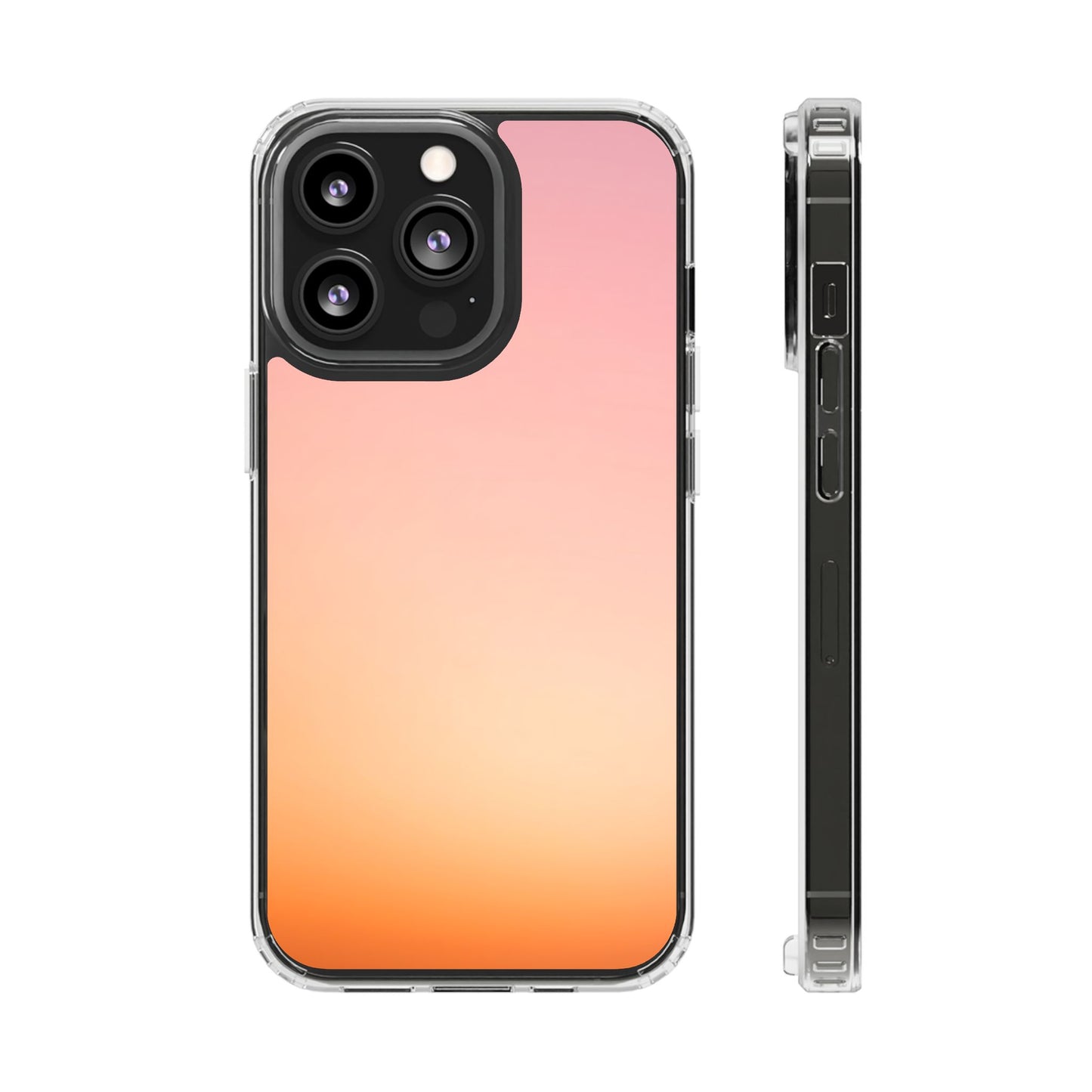 Sunset Aura Clear Case - MagSafe Compatible Warm Gradient Cover