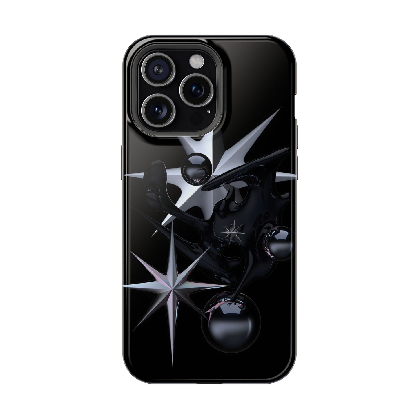Cyber Star Liquid Metal Magnetic Tough Case