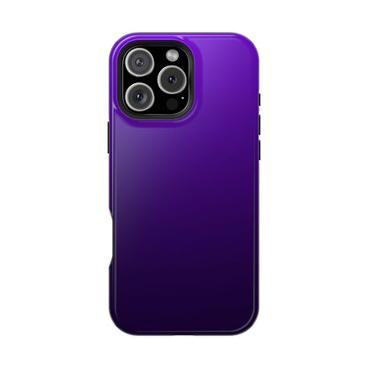 Midnight Amethyst: Dark Purple Gradient MagSafe Case