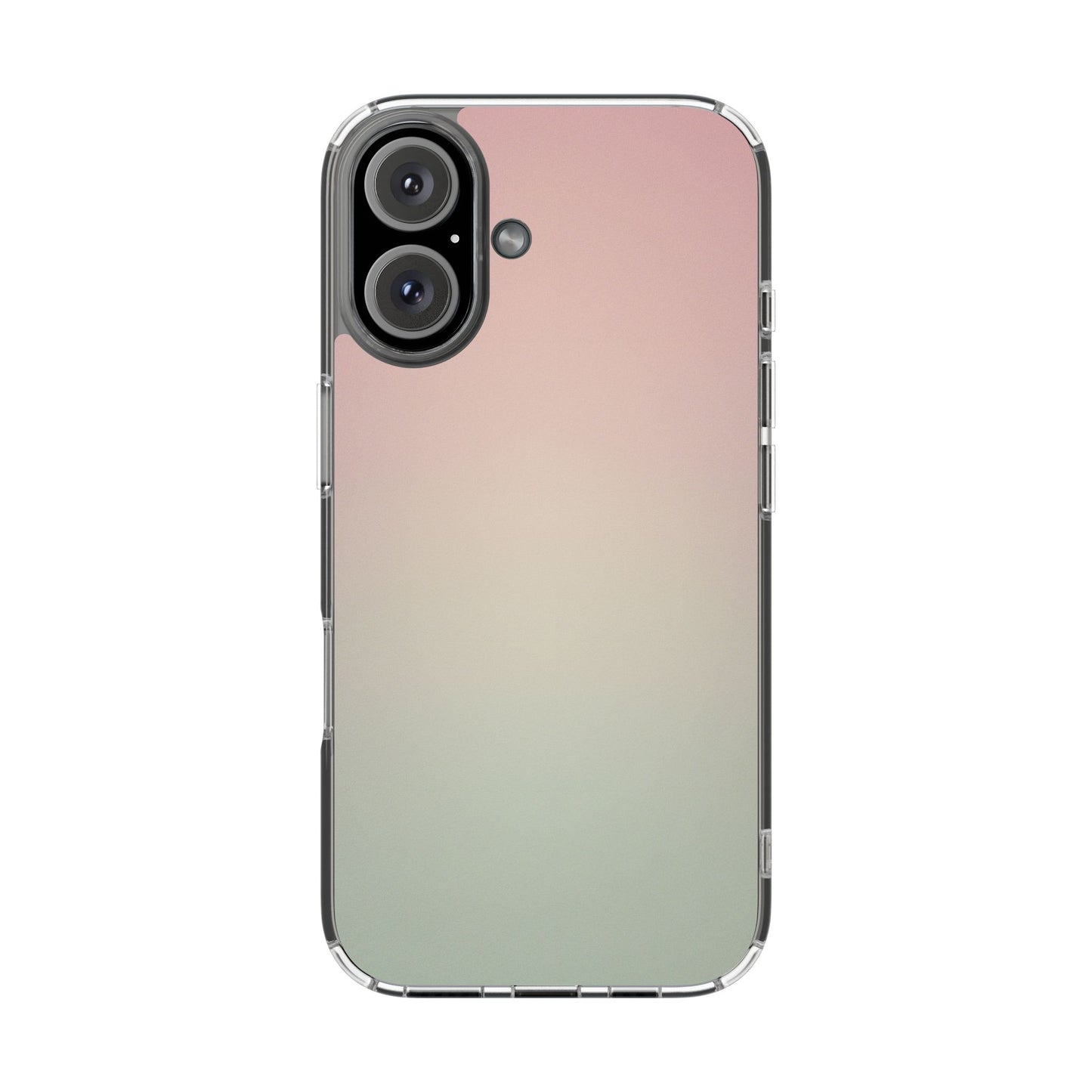 Ethereal Dawn Aura Clear Case - MagSafe Compatible Pastel Gradient