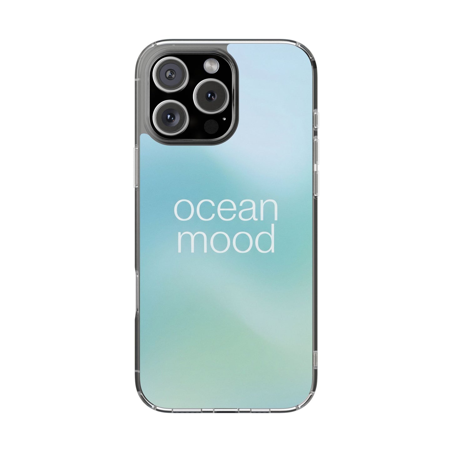 Ocean Mood Clear Case - MagSafe Compatible Coastal Gradient Cover