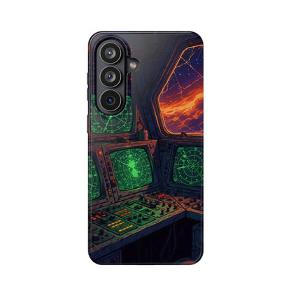 Cosmic Command: Retro Spaceship Cockpit MagSafe Case