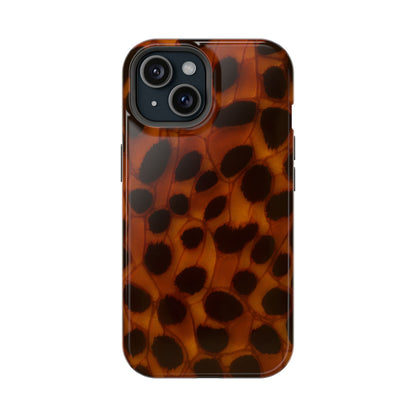 Dark Amber Tortoise Shell Magnetic Tough Case