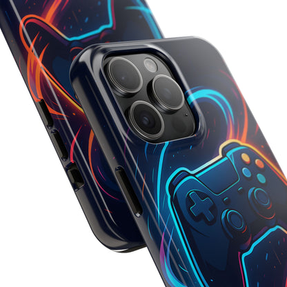 Neon Controller Gaming Tough Case - Electric Energy Cover for iPhone & Samsung