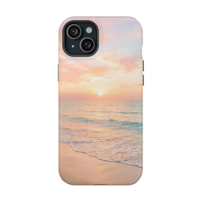 Serene Sunset Beach Magnetic Impact Case