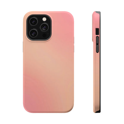 Soft Peach to Blush Gradient Magnetic Case