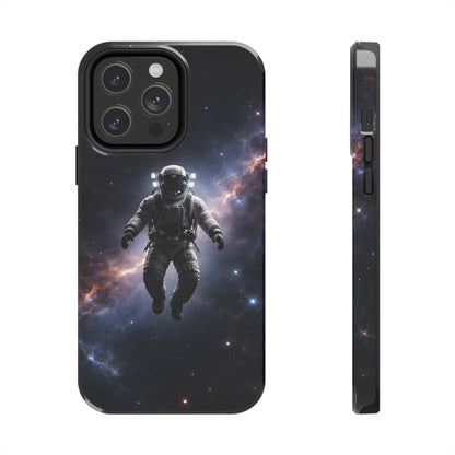 Deep Space Nebula Astronaut Tough Case - Realistic Galactic Cover for iPhone & Samsung