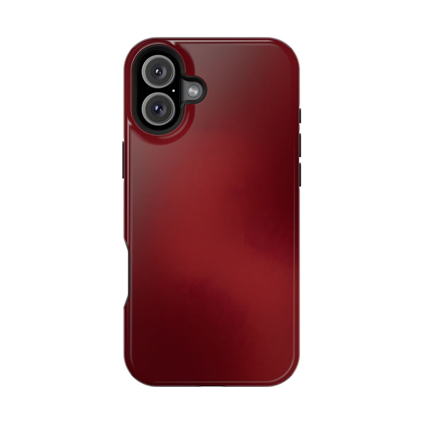 Deep Crimson Gradient Magnetic Impact Case
