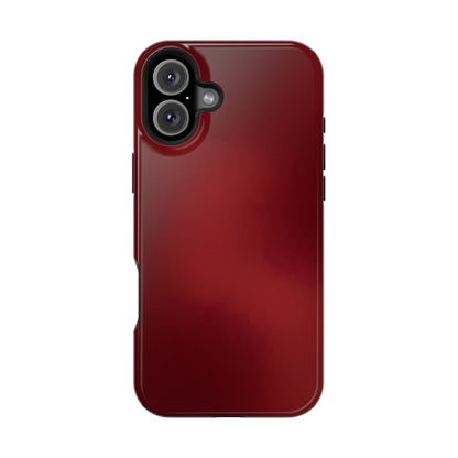 Deep Crimson Gradient Magnetic Impact Case