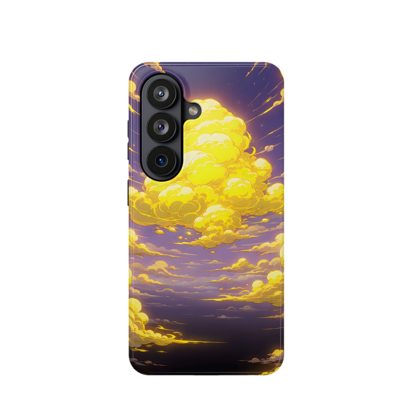 Golden Hour Anime Sky: Glowing Cloudscape MagSafe Case