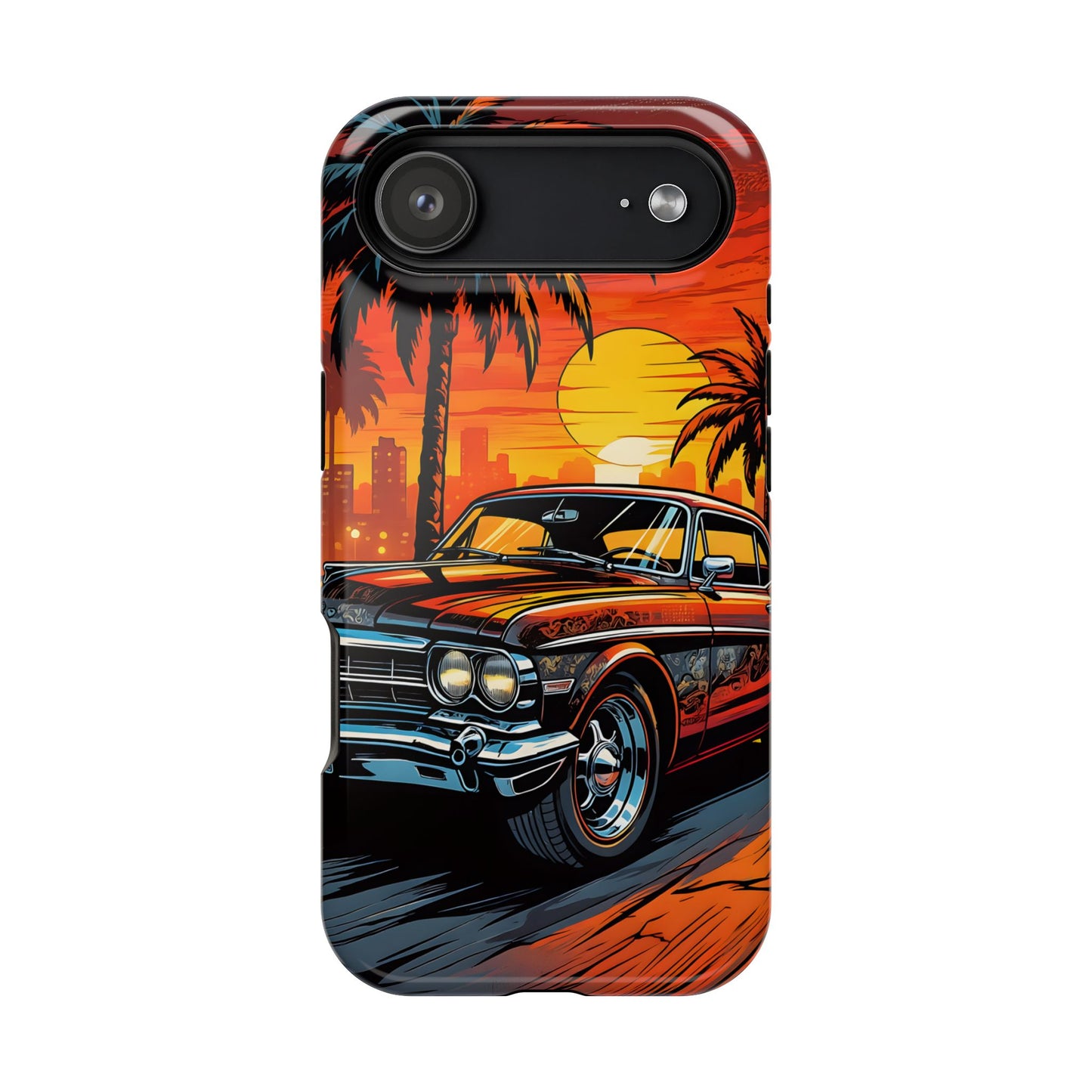 Vice City Cruiser: Comic Style Muscle Car MagSafe Case