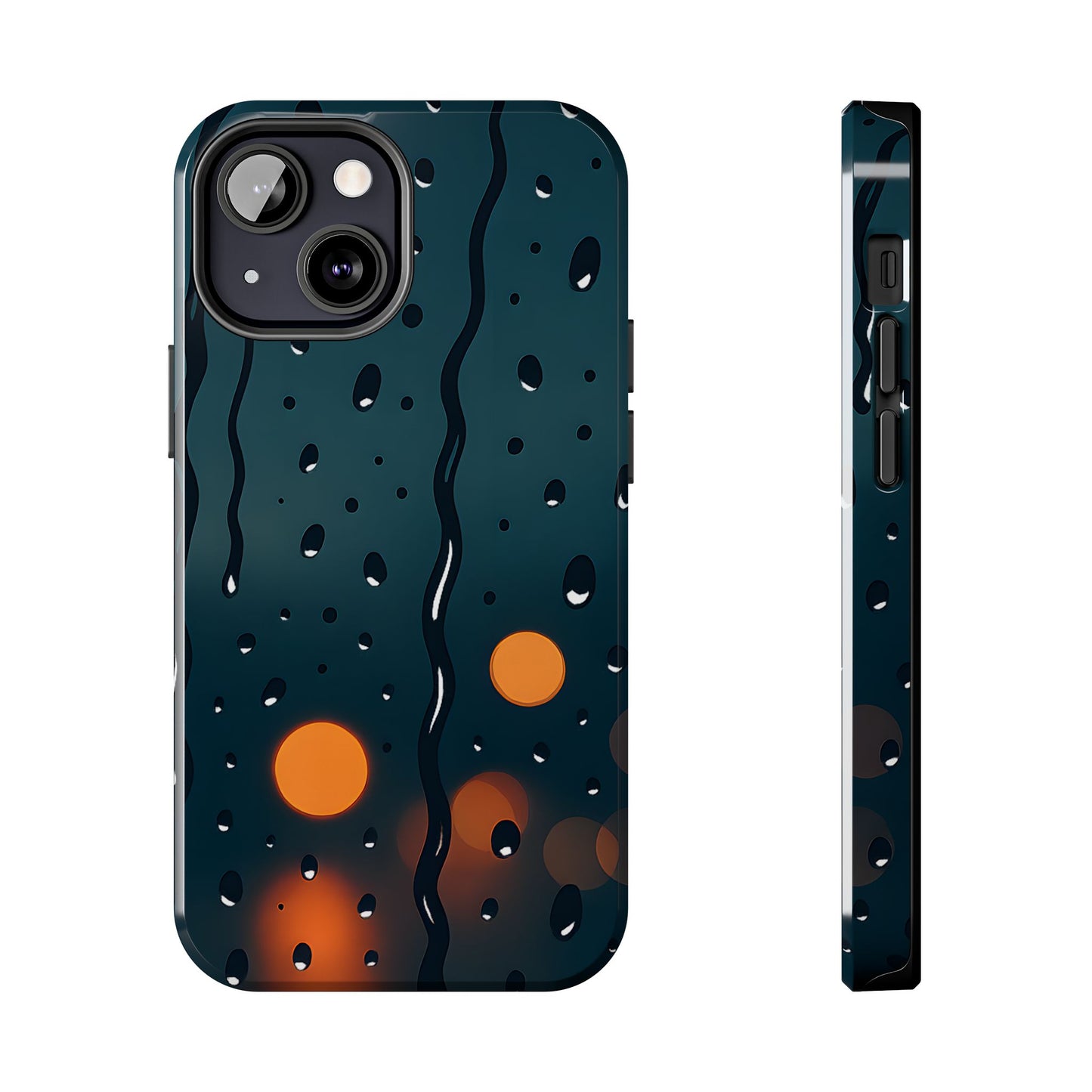 Rainy City Night Tough Case - Moody Urban Aesthetic Phone Cover