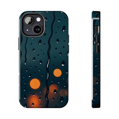 Rainy City Night Tough Case - Moody Urban Aesthetic Phone Cover