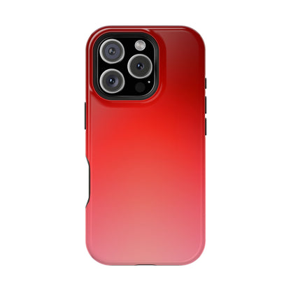 Bold Cherry Red Gradient Magnetic Impact Case