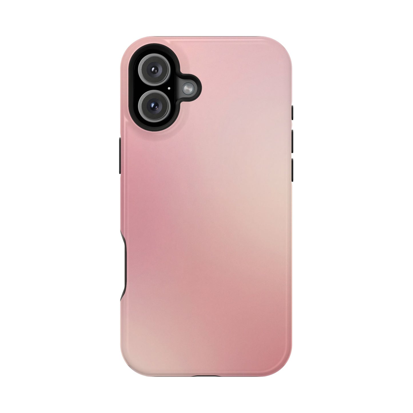 Elegant Rose Gold Gradient Magnetic Case