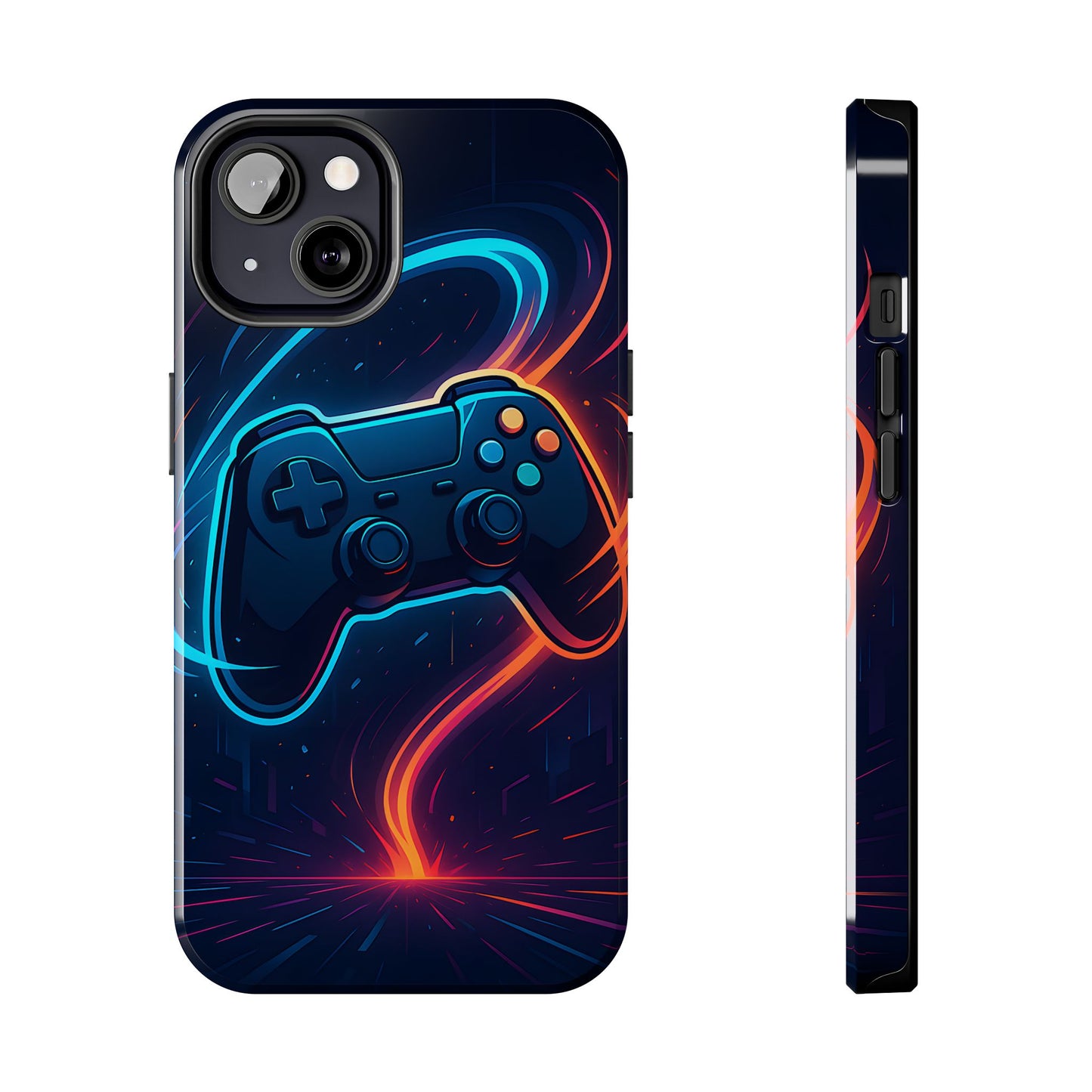 Neon Controller Gaming Tough Case - Electric Energy Cover for iPhone & Samsung