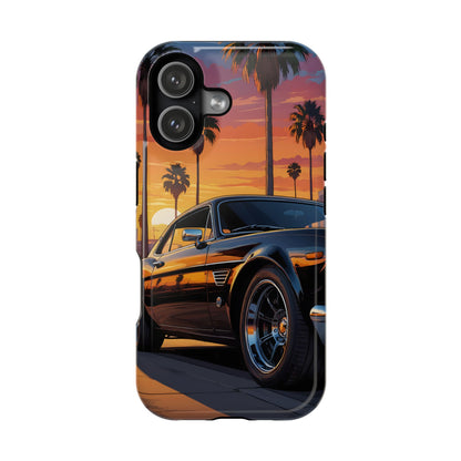 Pacific Cruiser: Cinematic Muscle Car Sunset MagSafe Case