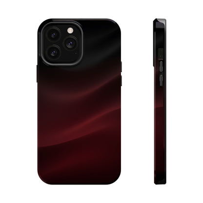 Sleek Burgundy Flow Magnetic Impact Case