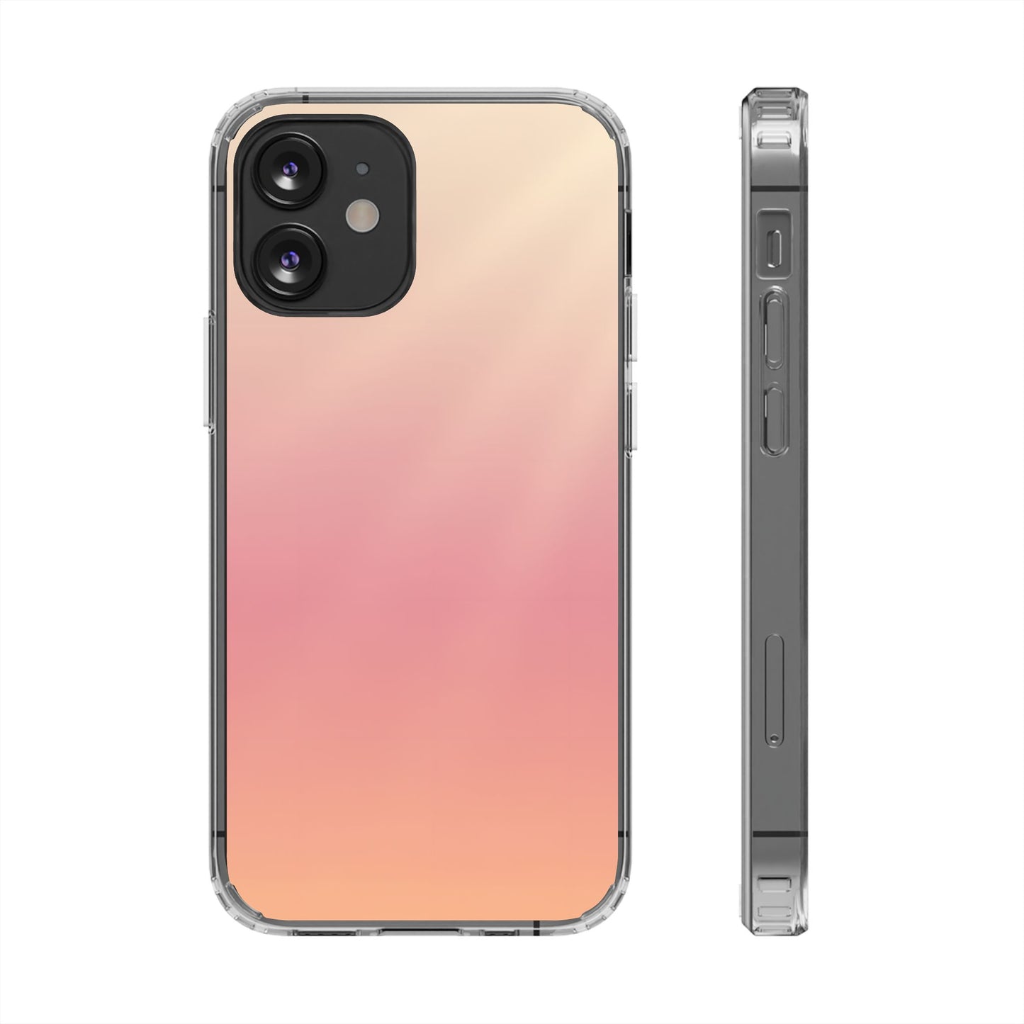 Golden Hour Aura Clear Case - MagSafe Compatible Warm Gradient Cover