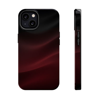 Sleek Burgundy Flow Magnetic Impact Case
