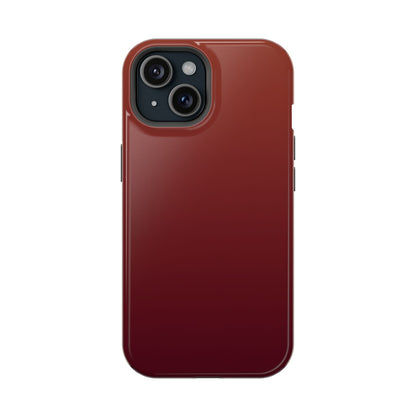 Black Cherry Ombre: Deep Burgundy Gradient MagSafe Case