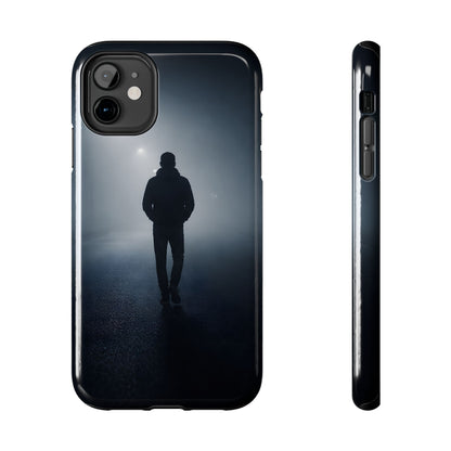 Foggy Night Silhouette Tough Case - Urban Mystery Cover for iPhone & Samsung