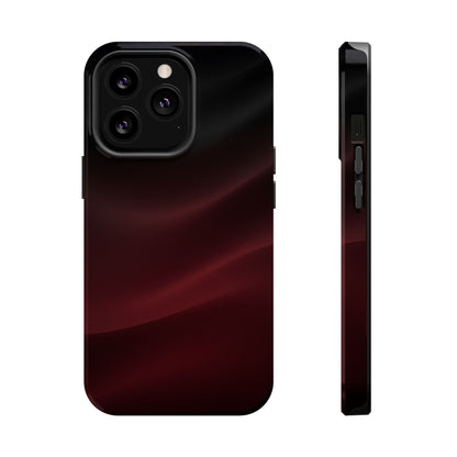 Sleek Burgundy Flow Magnetic Impact Case
