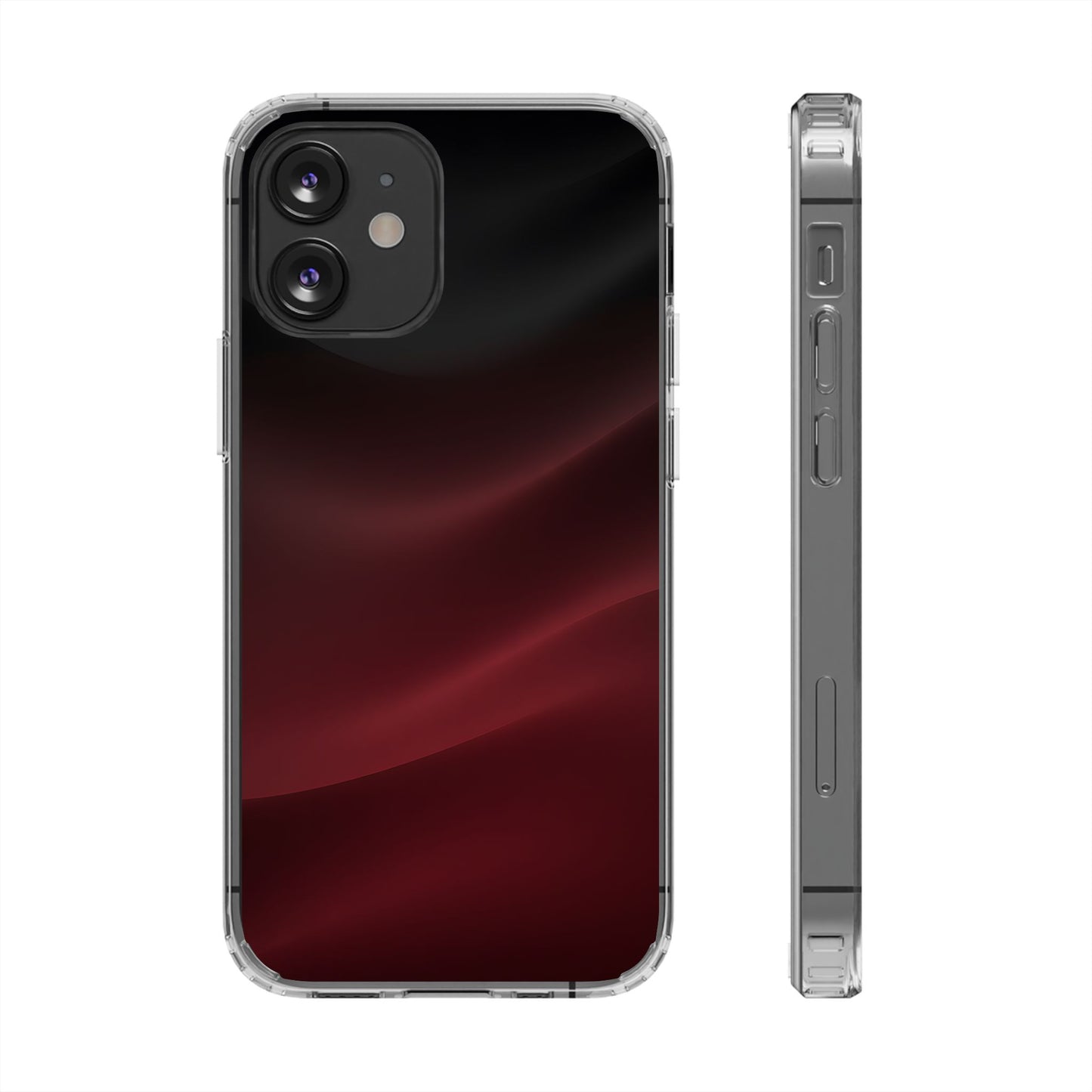 Dark Burgundy Silk Aura Case - MagSafe Compatible Elegant Cover