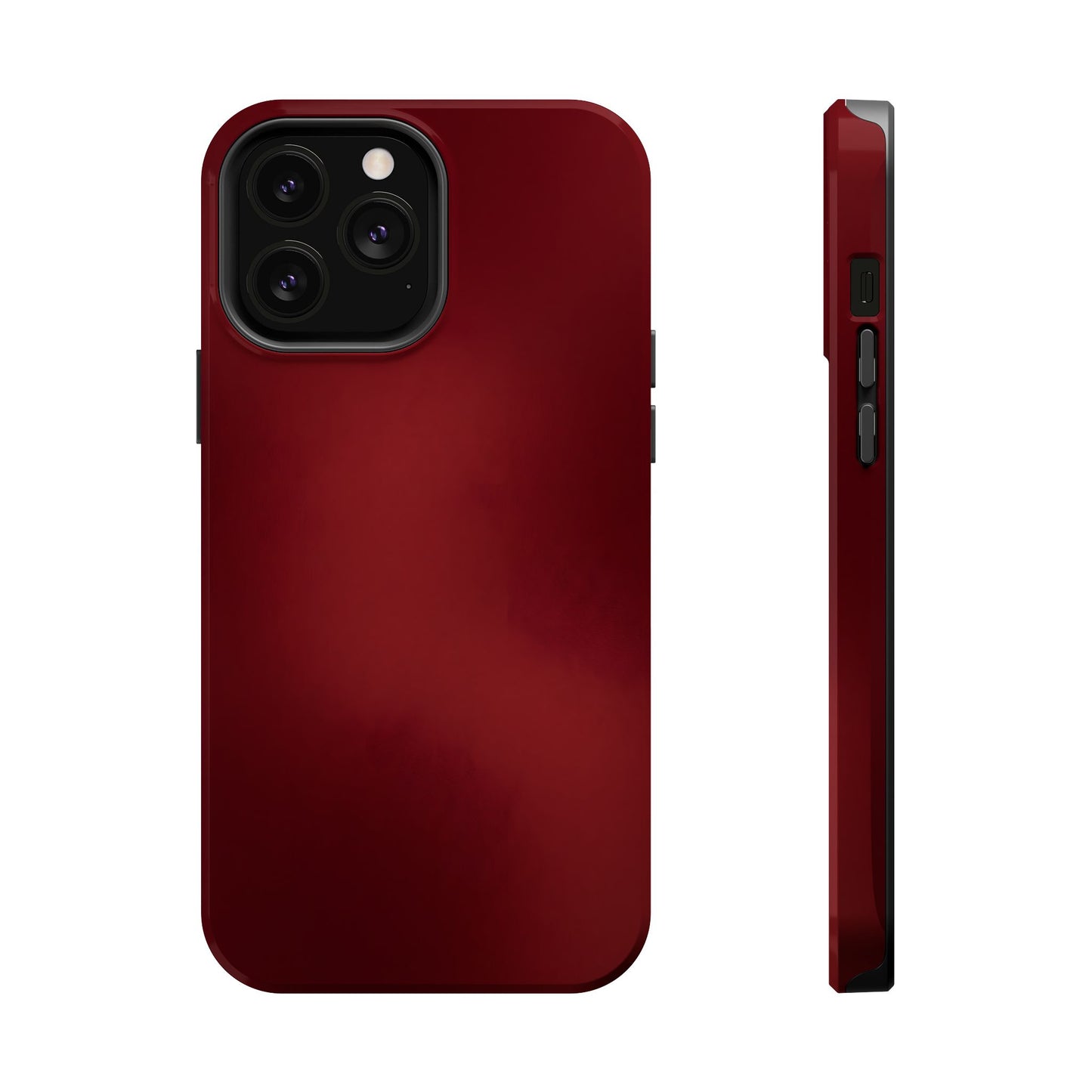 Deep Crimson Gradient Magnetic Impact Case