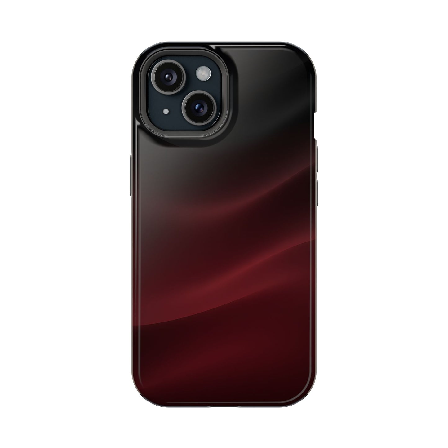 Sleek Burgundy Flow Magnetic Impact Case