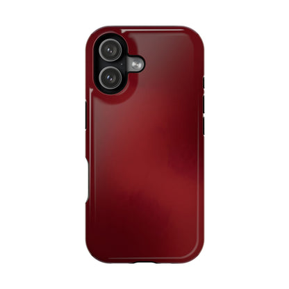 Deep Crimson Gradient Magnetic Impact Case
