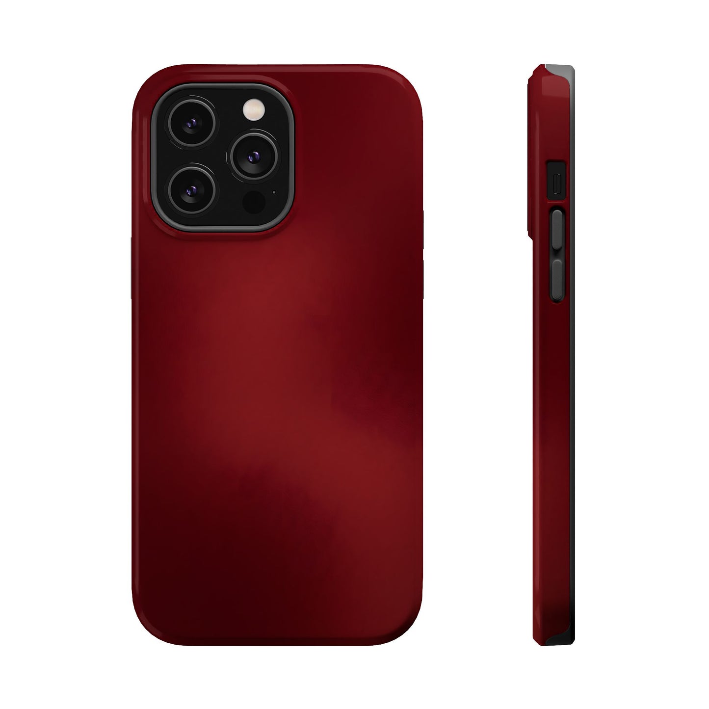 Deep Crimson Gradient Magnetic Impact Case