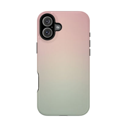 Pink to Sage Green Gradient Magnetic Impact Case