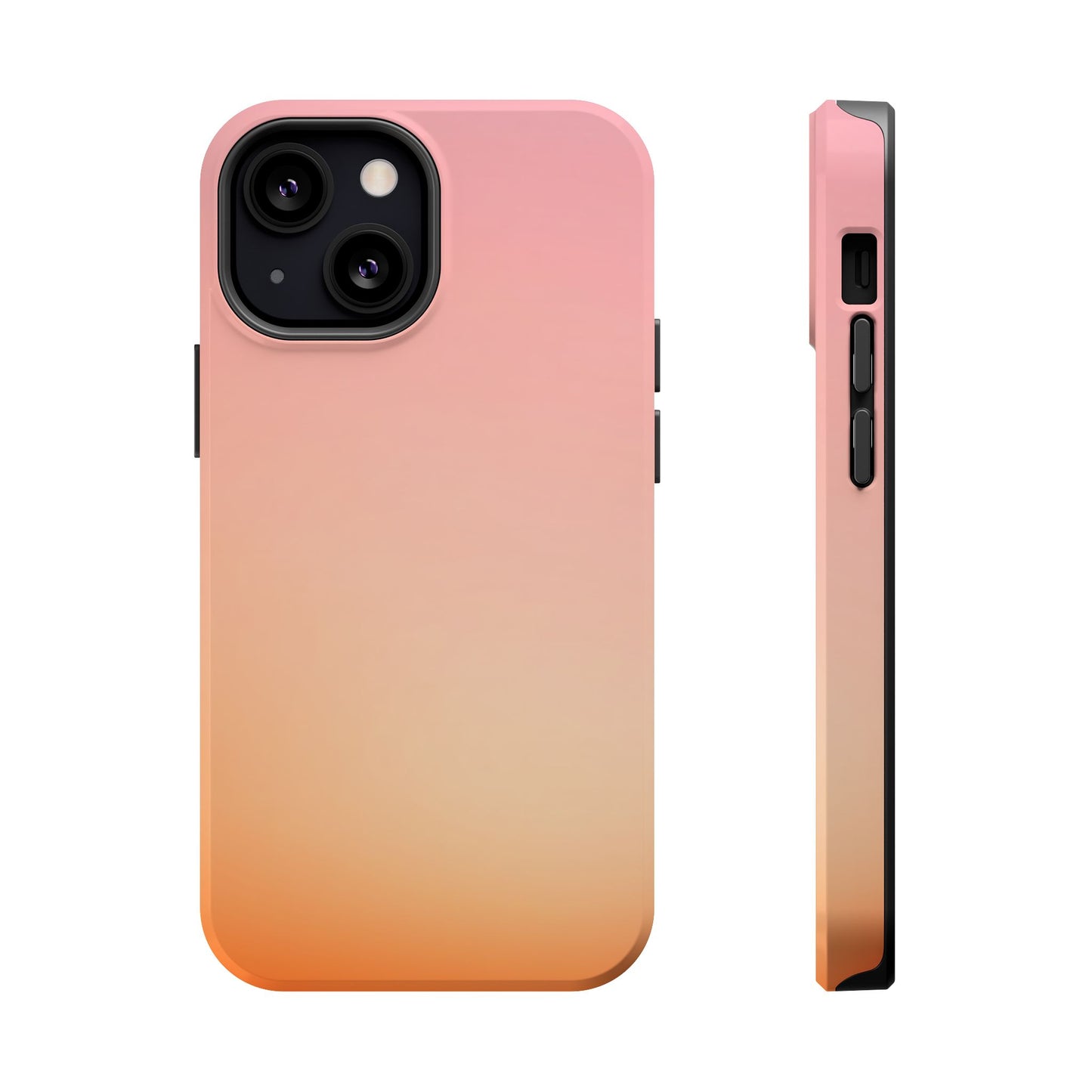 Pink to Orange Sunset Gradient Magnetic Impact Case