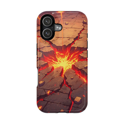Magma Impact: Epic Shattered Earth MagSafe Case