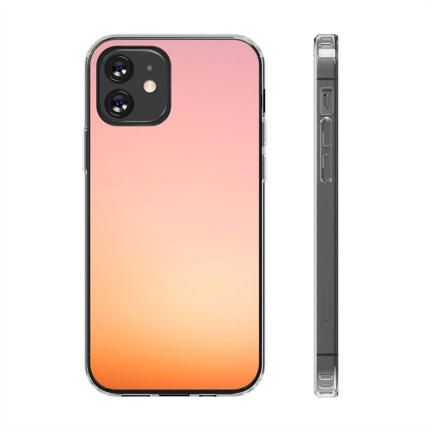 Sunset Aura Clear Case - MagSafe Compatible Warm Gradient Cover