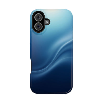 Blue Wave Abstract Magnetic Impact Case