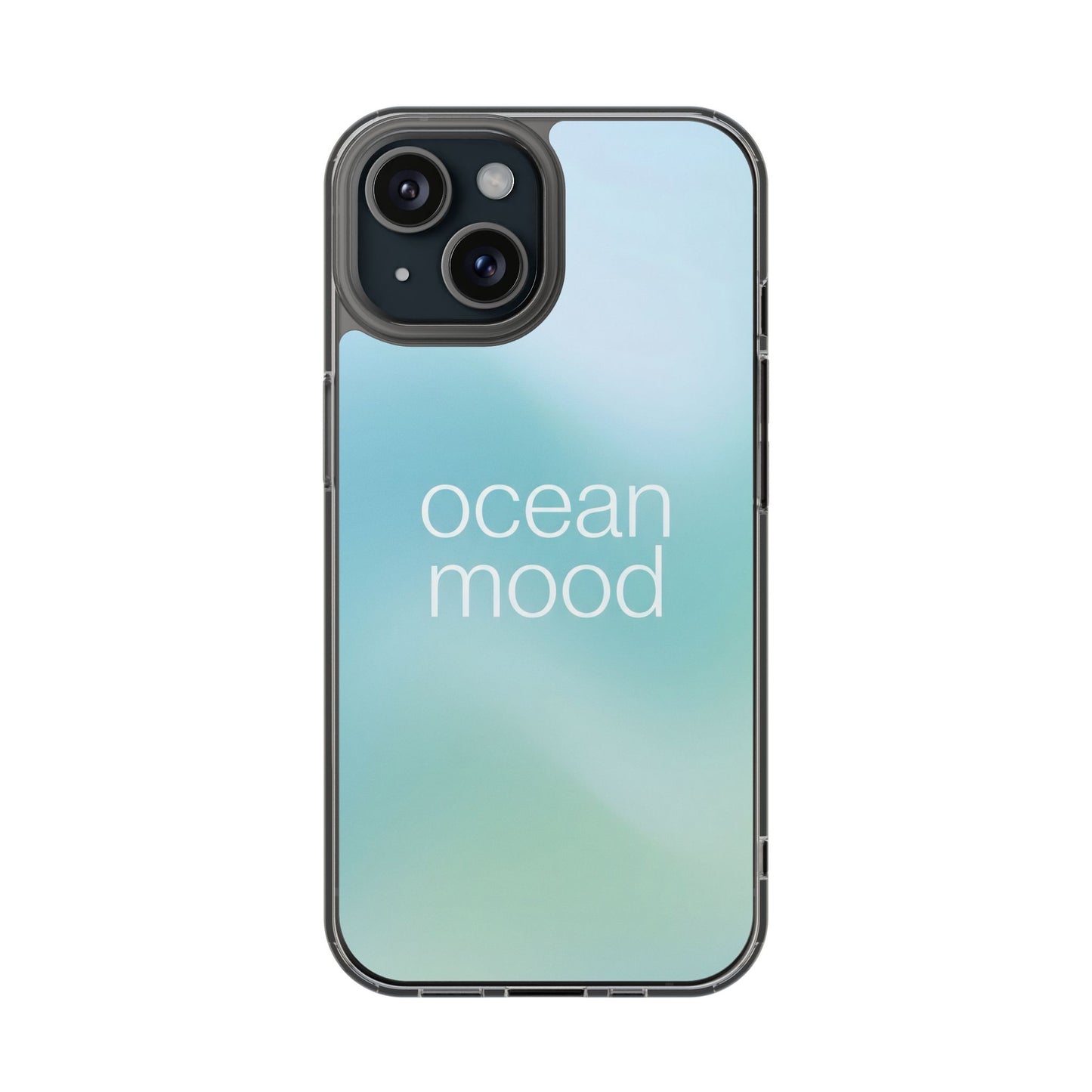 Ocean Mood Clear Case - MagSafe Compatible Coastal Gradient Cover