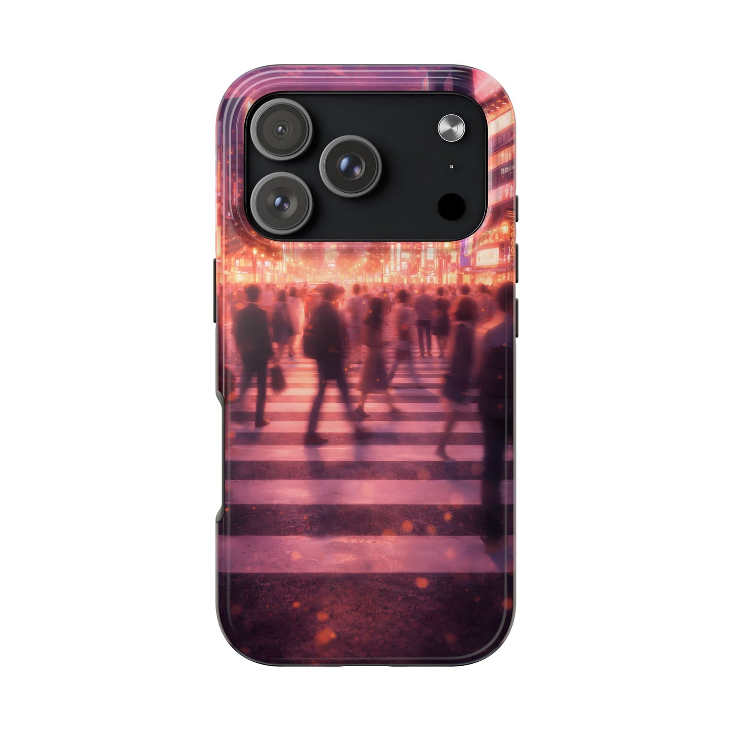 Tokyo Twilight Crossing Tough Case - Urban Japan Skyline Cover for iPhone & Samsung