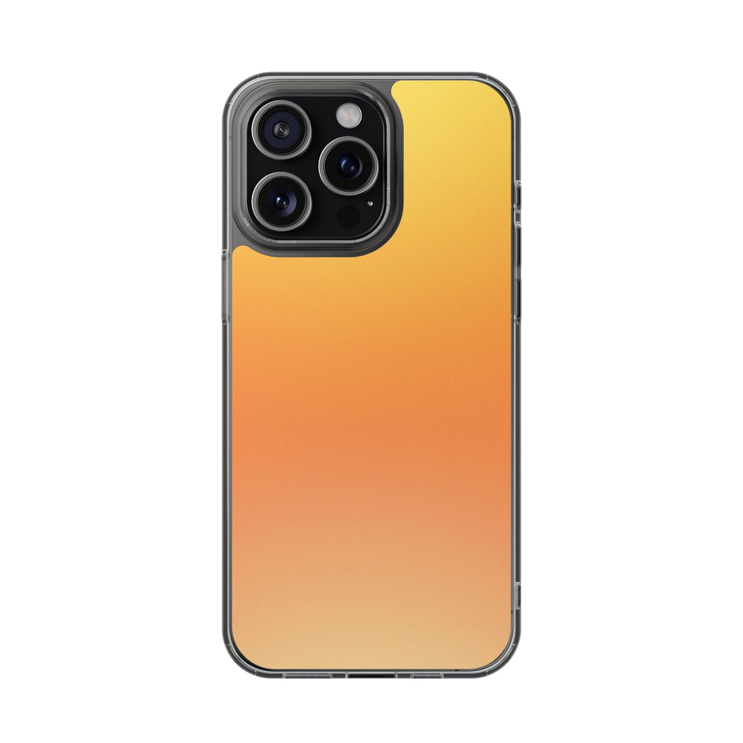 Sunrise Aura Clear Case - MagSafe Compatible Yellow Gradient Cover