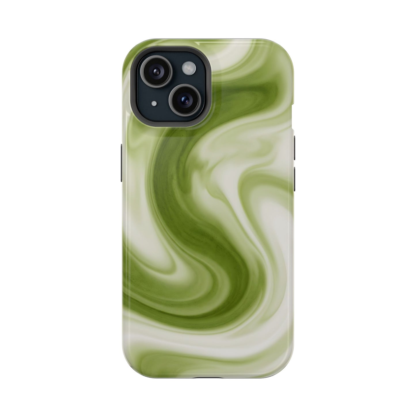 Green Marble Magnetic Impact-Resistant Phone Case