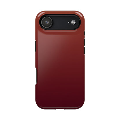 Black Cherry Ombre: Deep Burgundy Gradient MagSafe Case