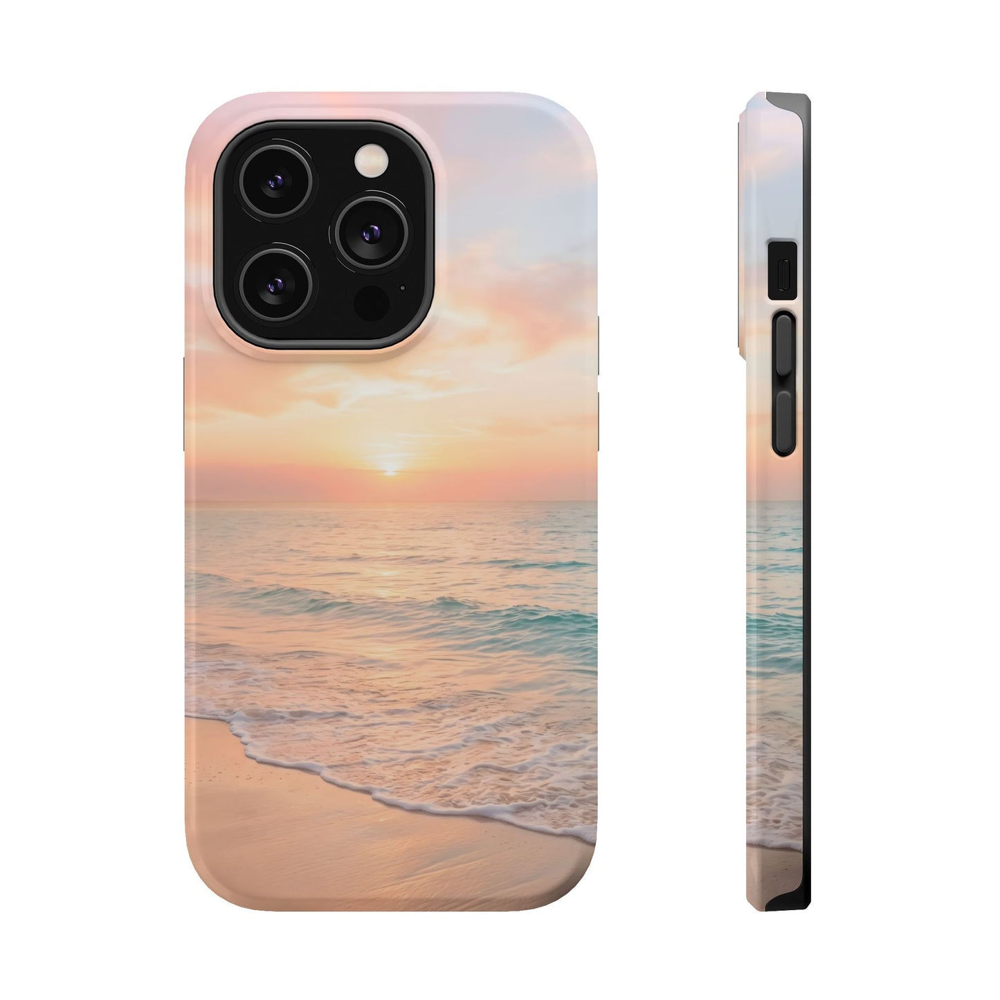 Serene Sunset Beach Magnetic Impact Case