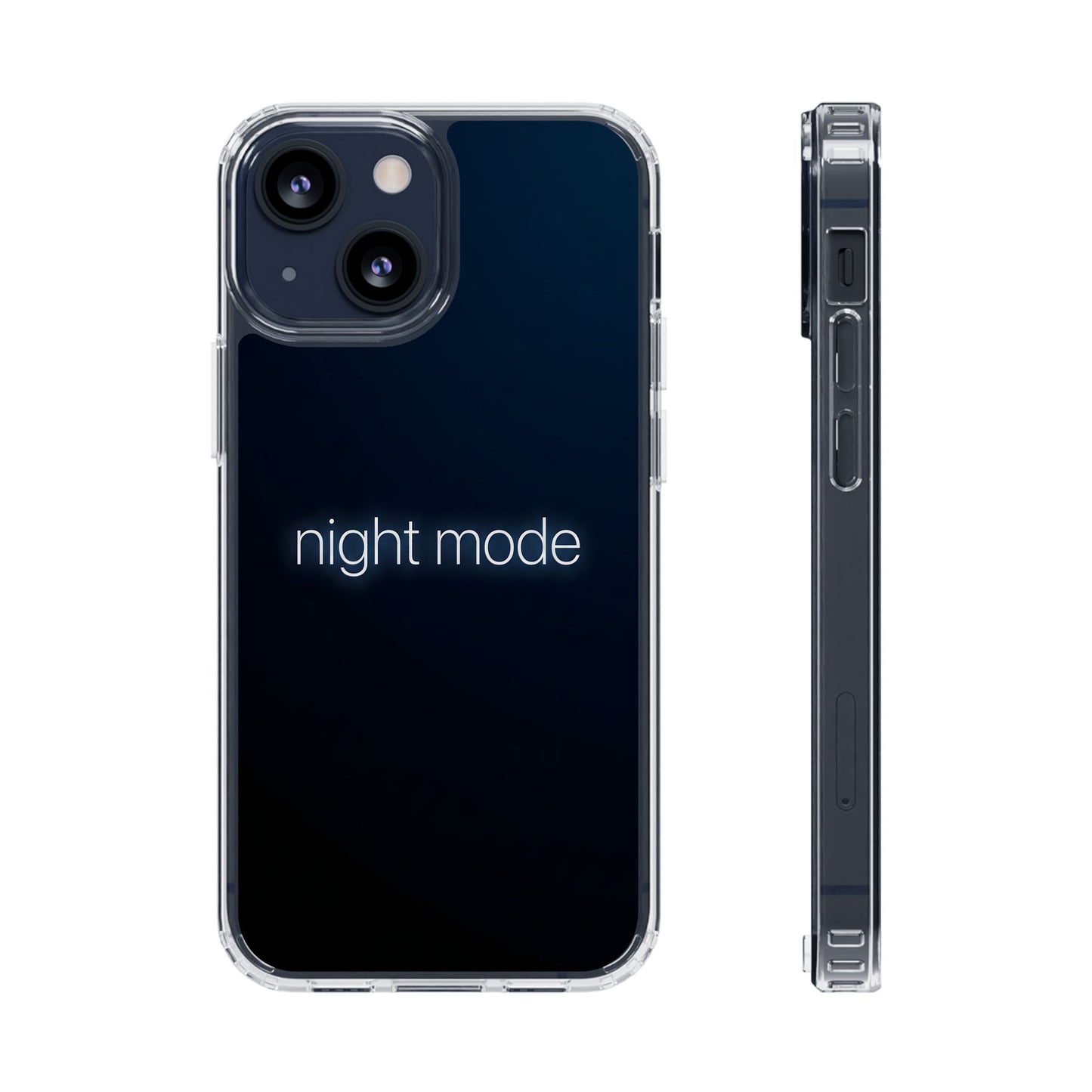 Night Mode Clear Case - MagSafe Compatible Dark Aesthetic Cover